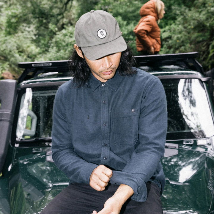 Made To Fade Button Up Shirt | Washed Charcoal