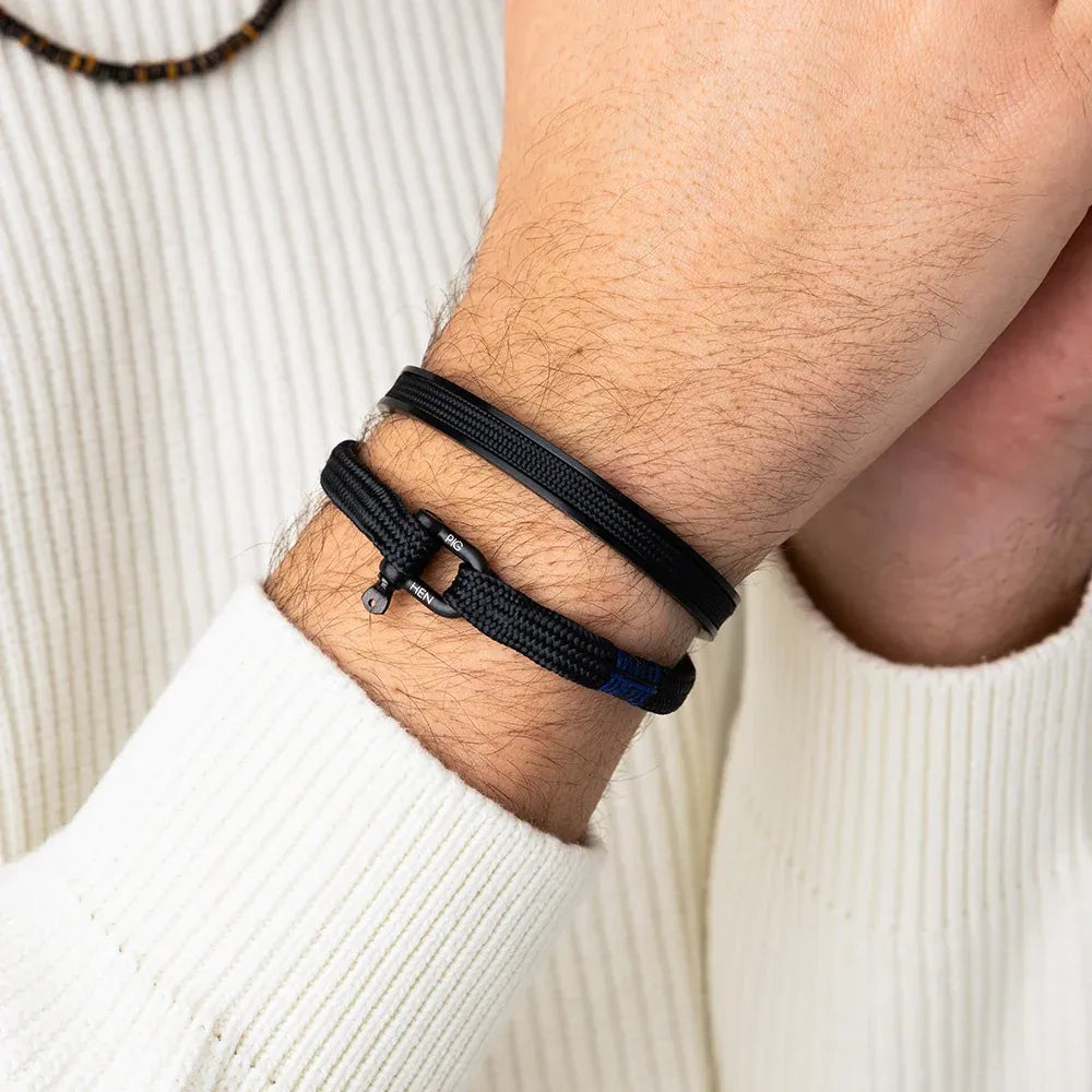 Navarch 9mm Bracelet | Black