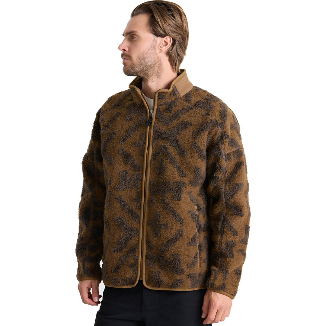 Campover Jacquard Sherpa Zip Pullover