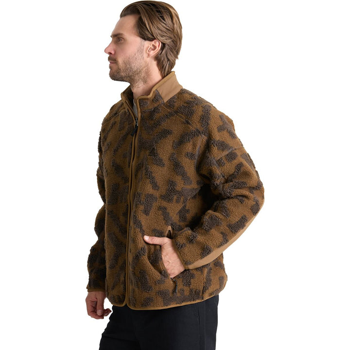 Campover Jacquard Sherpa Zip Pullover