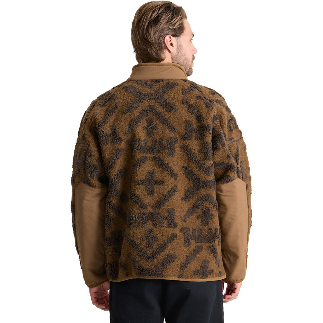 Campover Jacquard Sherpa Zip Pullover