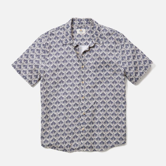 Stretch Selvage Short Sleeve | India Agave Print