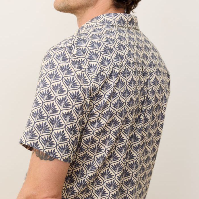 Stretch Selvage Short Sleeve | India Agave Print