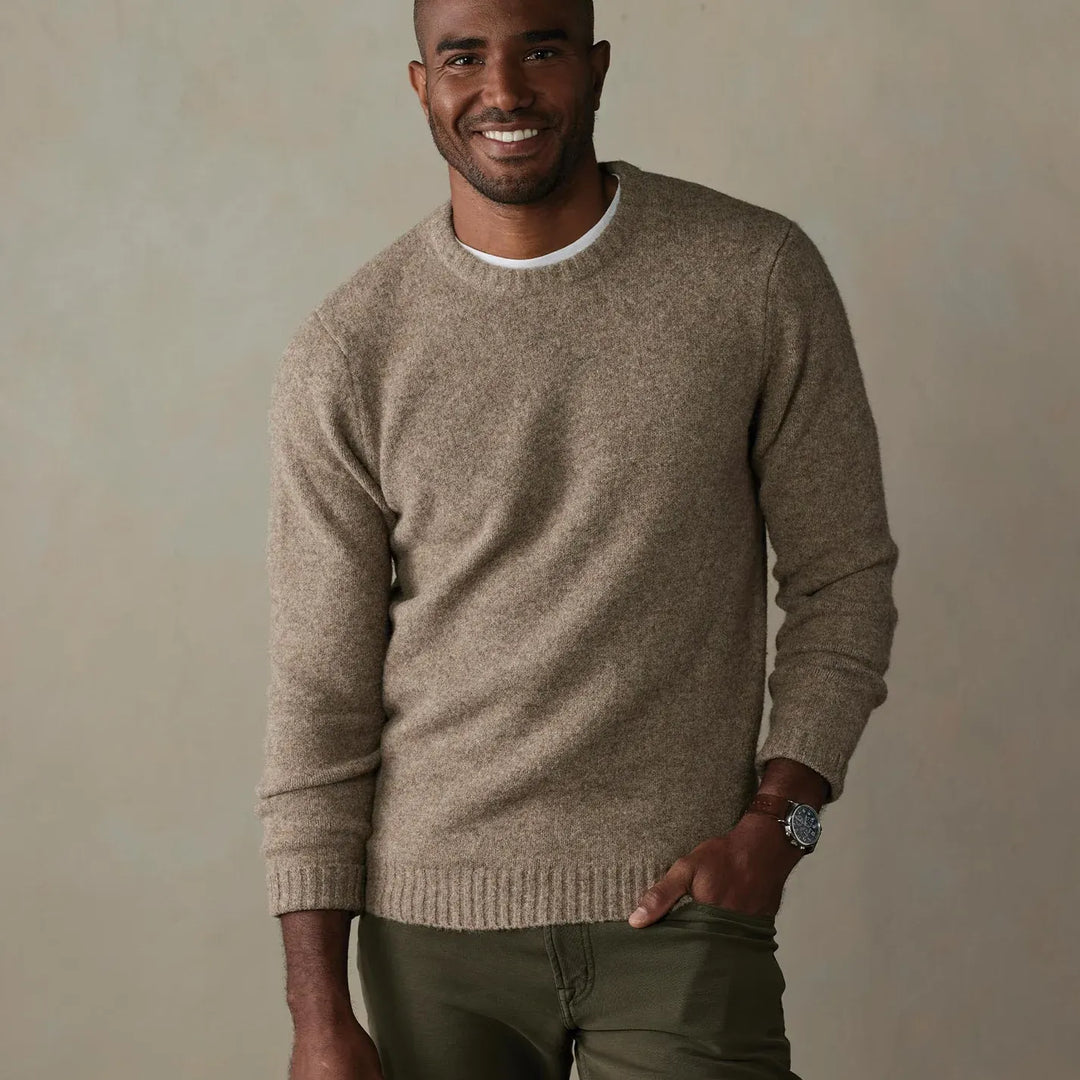 Homebound Crewneck Sweater | Toasted Chestnut