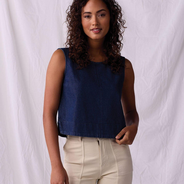 Denim Marina Top