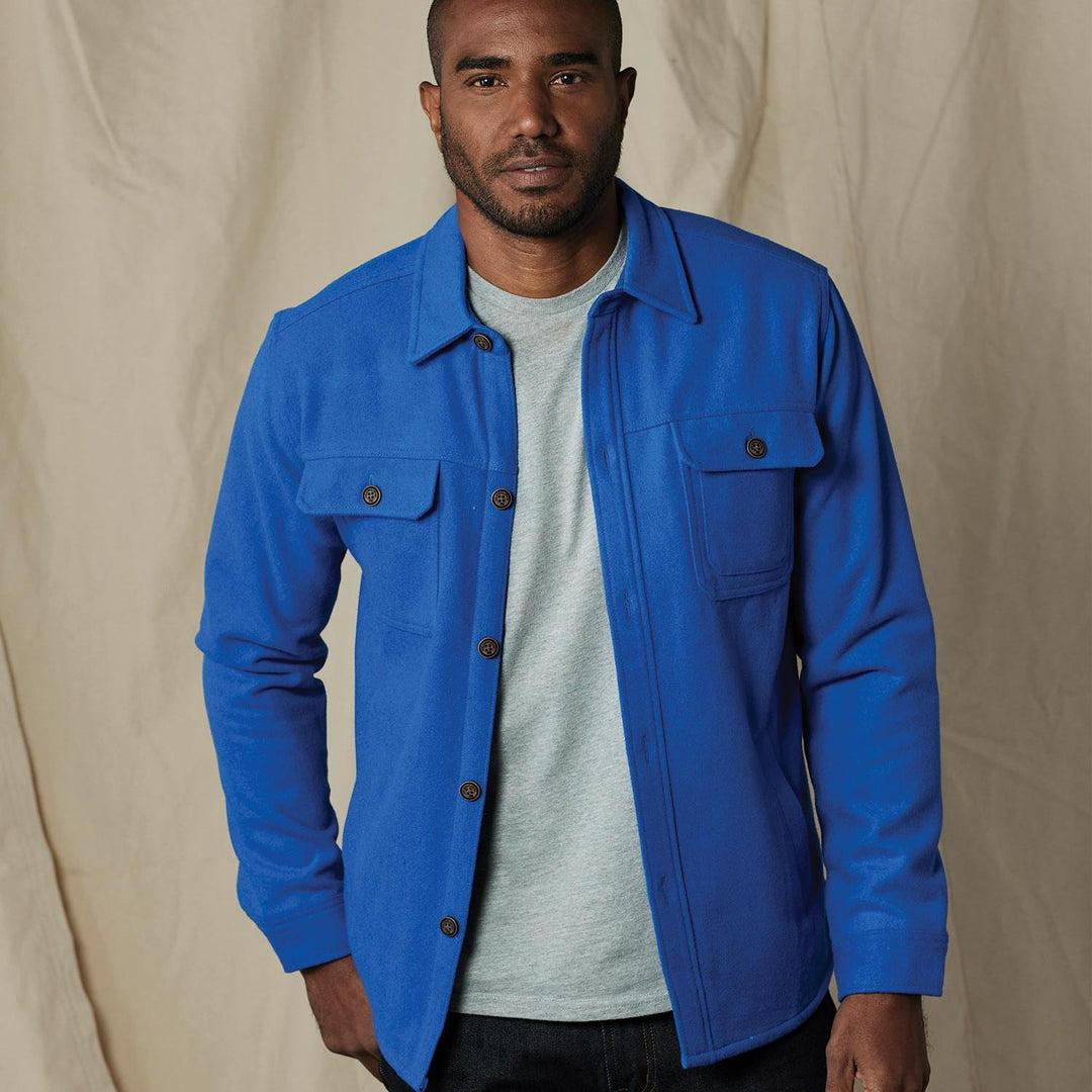 Brightside Flannel Lined Workwear Jacket | Cobalt