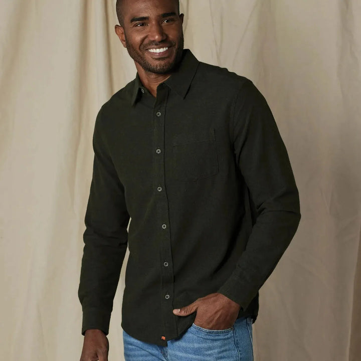 Fairbanks Brushed Chamois Button Up