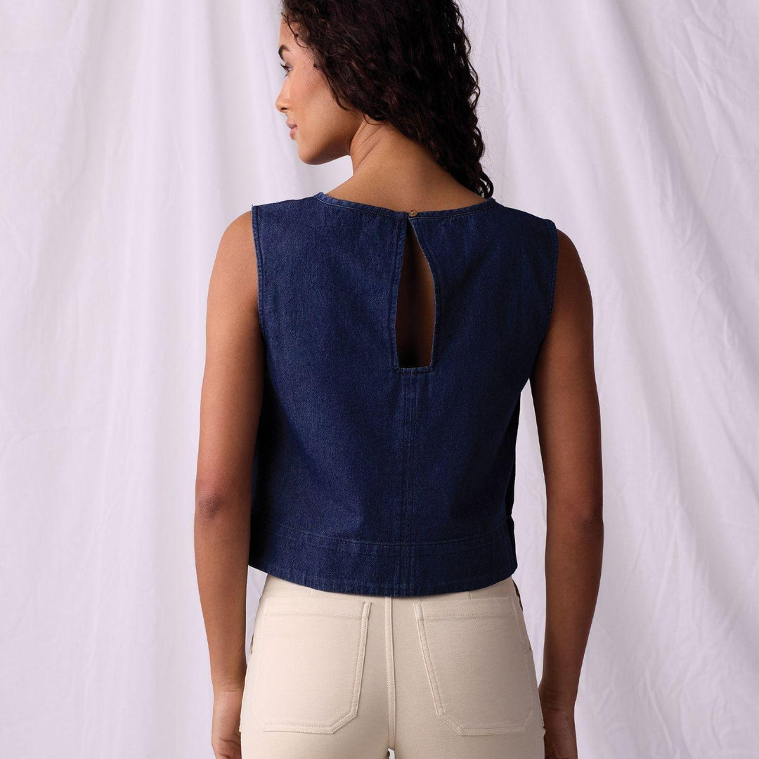 Denim Marina Top