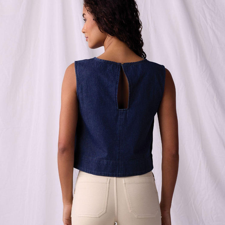Denim Marina Top