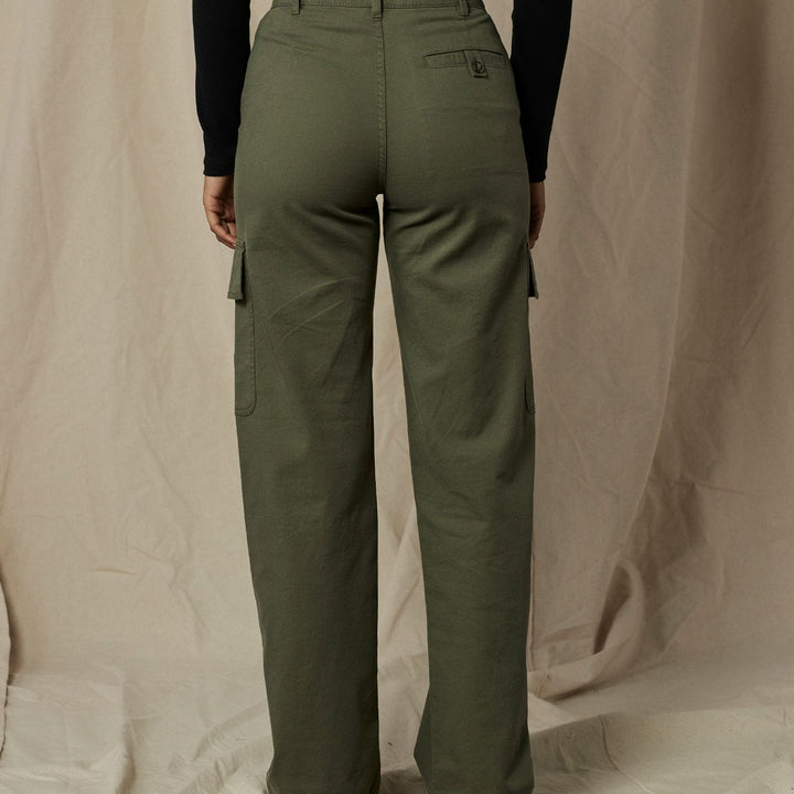 James Canvas Cargo pants | Dusty Olive