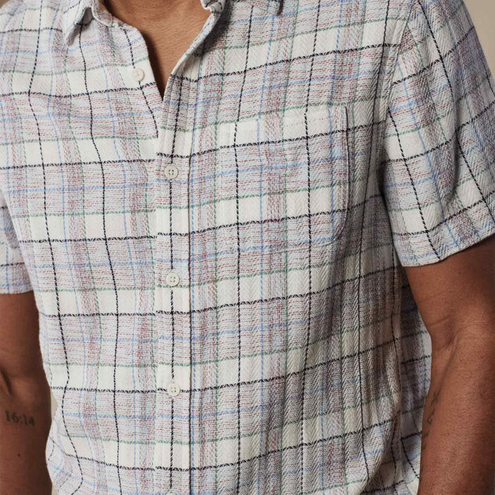 Freshwater Short Sleeve Shirt | Clear Sky Plaid