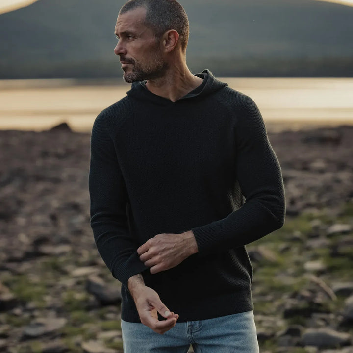 COOLMAX® Textured Hoodie | Varsity Green