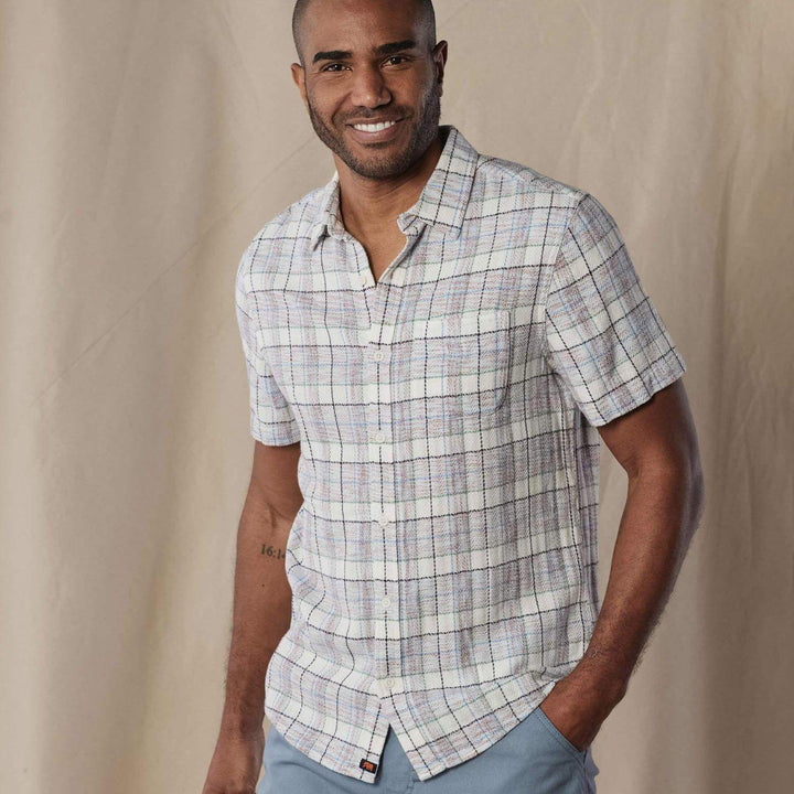 Freshwater Short Sleeve Shirt | Clear Sky Plaid
