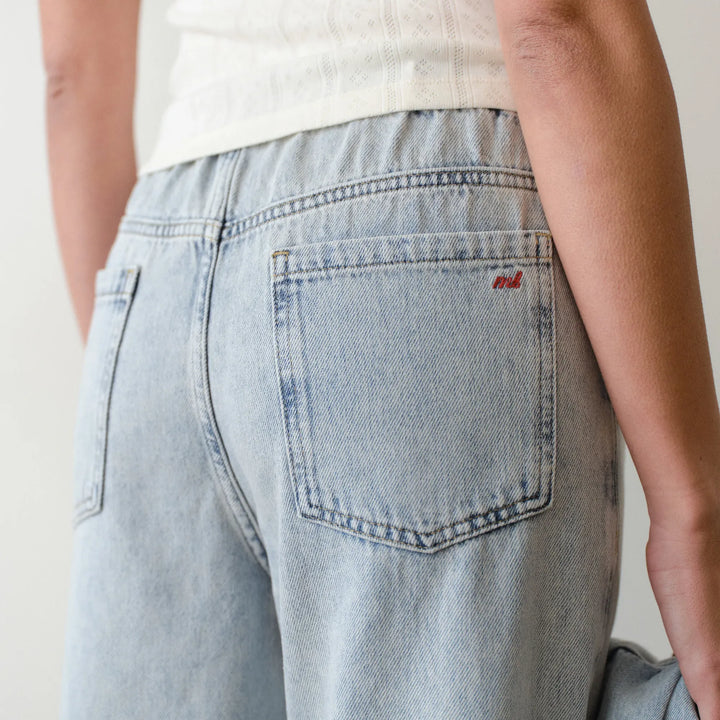 Ella Wide Leg Pant | Light Wash