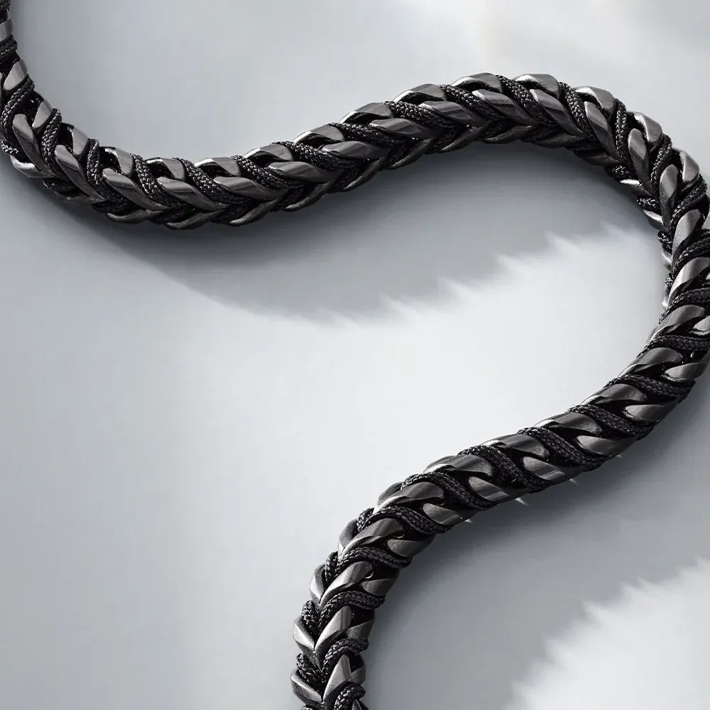 Catena Foxtail Bracelet | Black