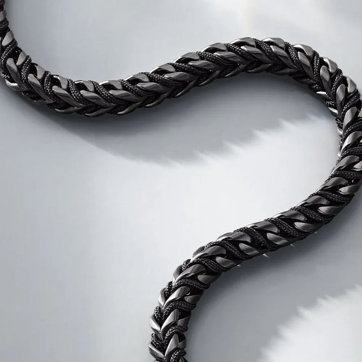 Catena Foxtail Bracelet | Black