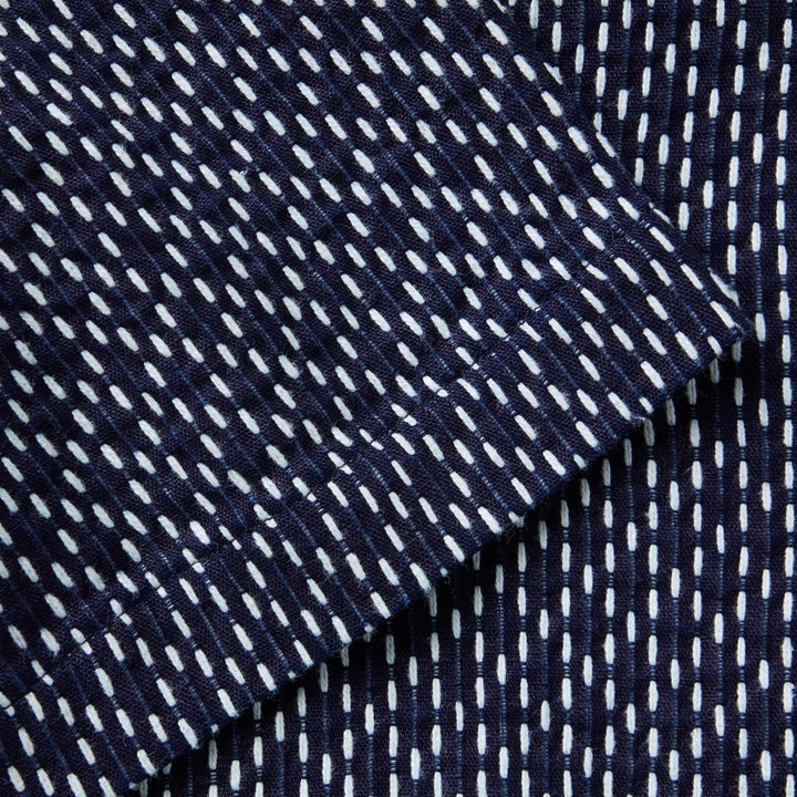 The Davis Shirt | Indigo Raindrop Sashiko