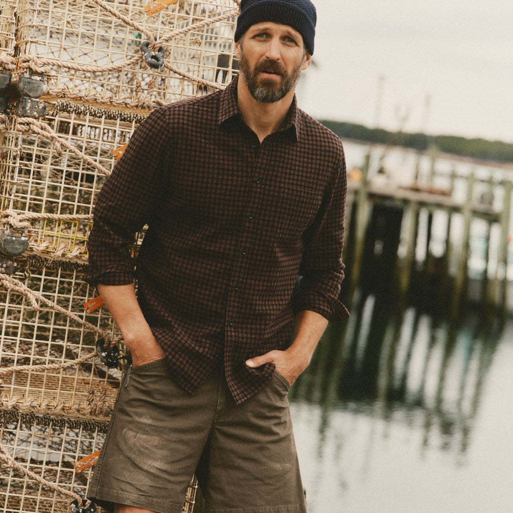 The California Shirt | Black Cherry Gingham