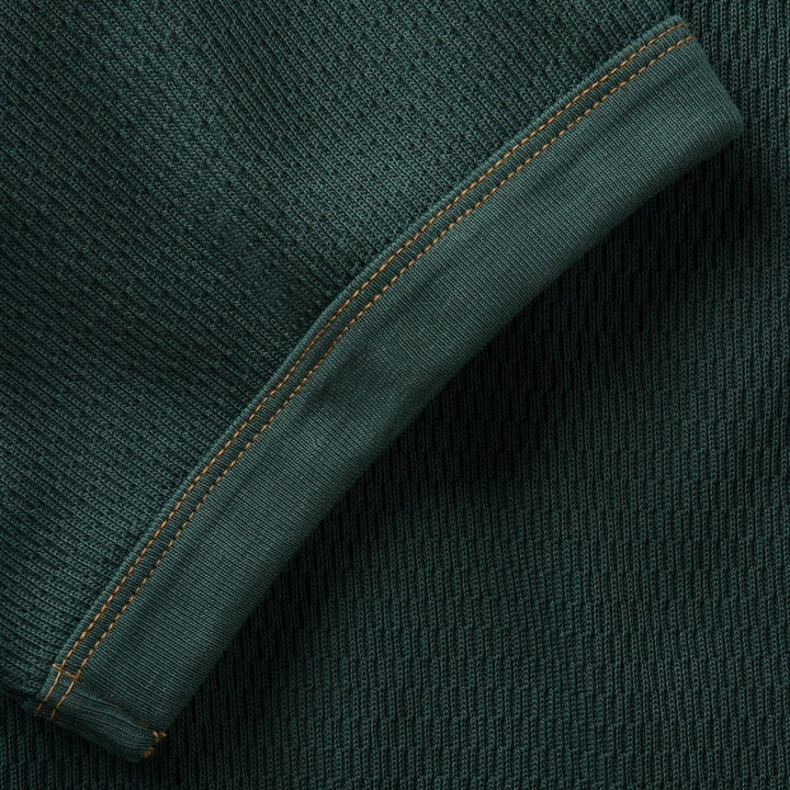 The Organic Cotton Short Sleeve Crew | Dark Forest Waffle