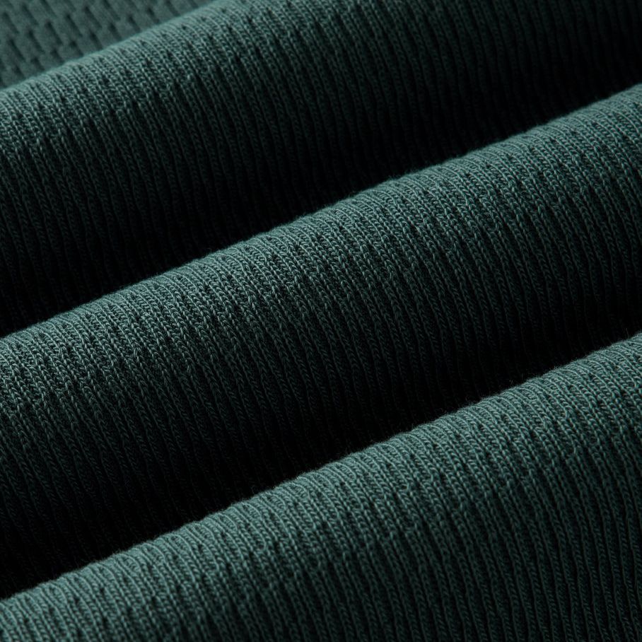 The Organic Cotton Short Sleeve Crew | Dark Forest Waffle