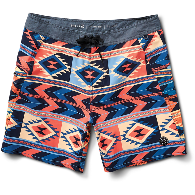 Boatman Boardshorts 17" | Fire