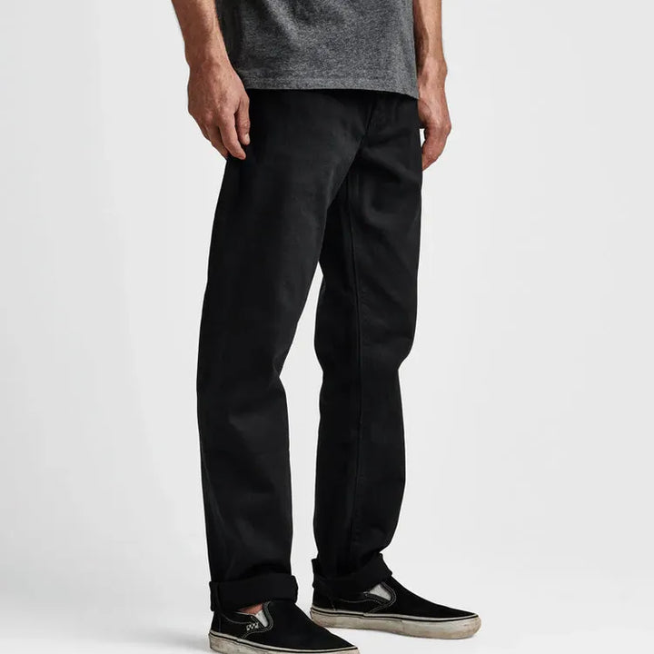 HWY 128 Straight Fit 5-Pocket Denim | Black 2