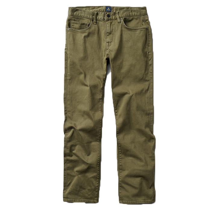 HWY 128 Straight Fit Broken Twill Jeans | Military