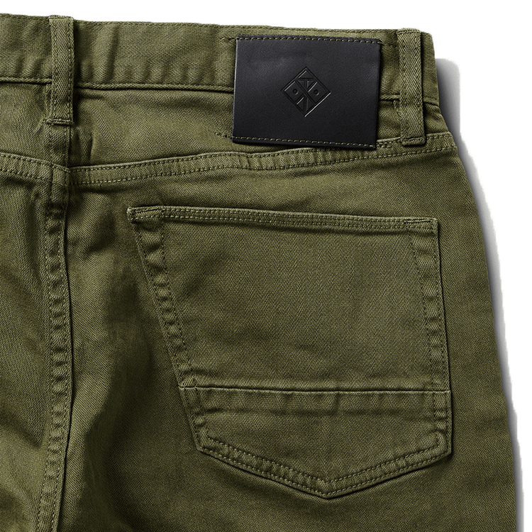 HWY 128 Straight Fit Broken Twill Jeans | Military