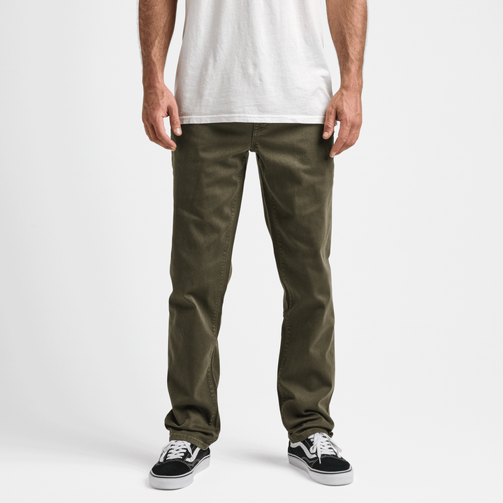 HWY 128 Straight Fit Broken Twill Jeans | Military