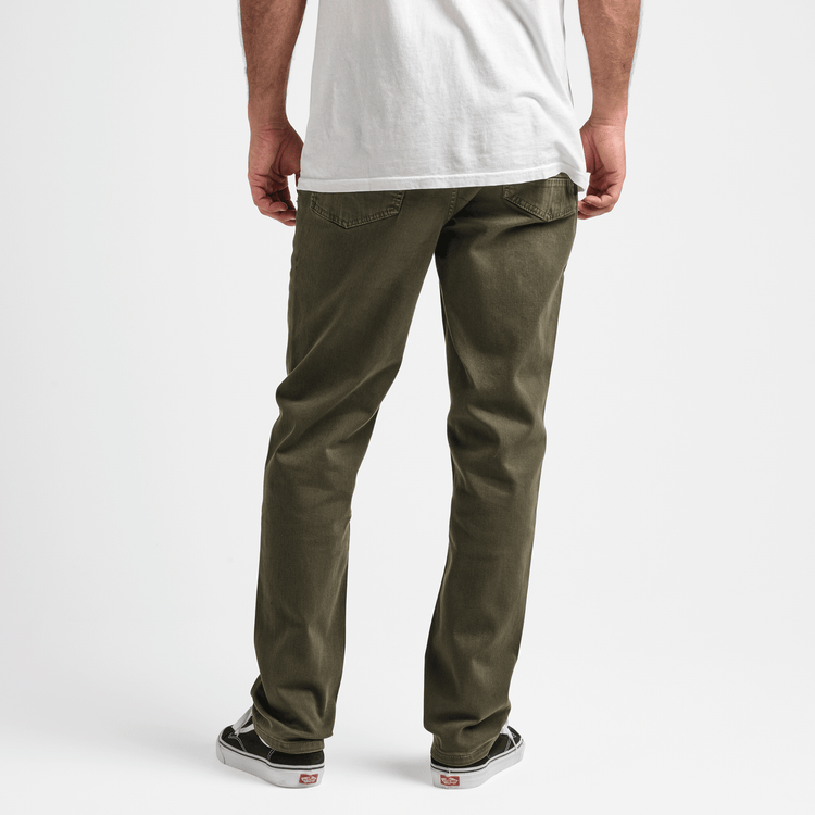 HWY 128 Straight Fit Broken Twill Jeans | Military
