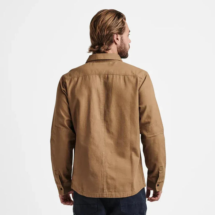 Hebrides Unlined Jacket | Dark Khaki