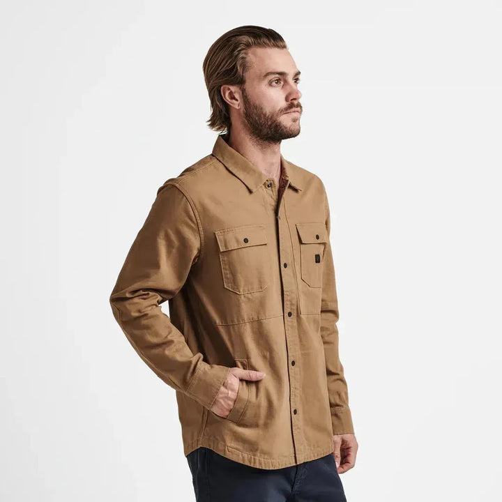 Hebrides Unlined Jacket | Dark Khaki