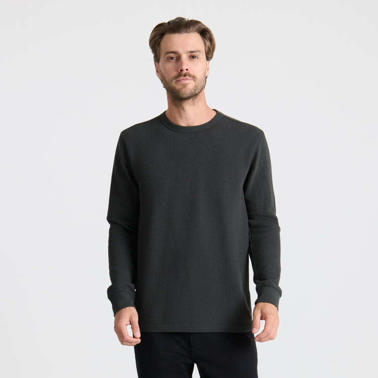 Well Worn Thermal Long Sleeve | Onyx