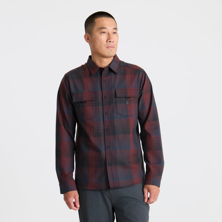 Diablo Long Sleeve Flannel | Sangria