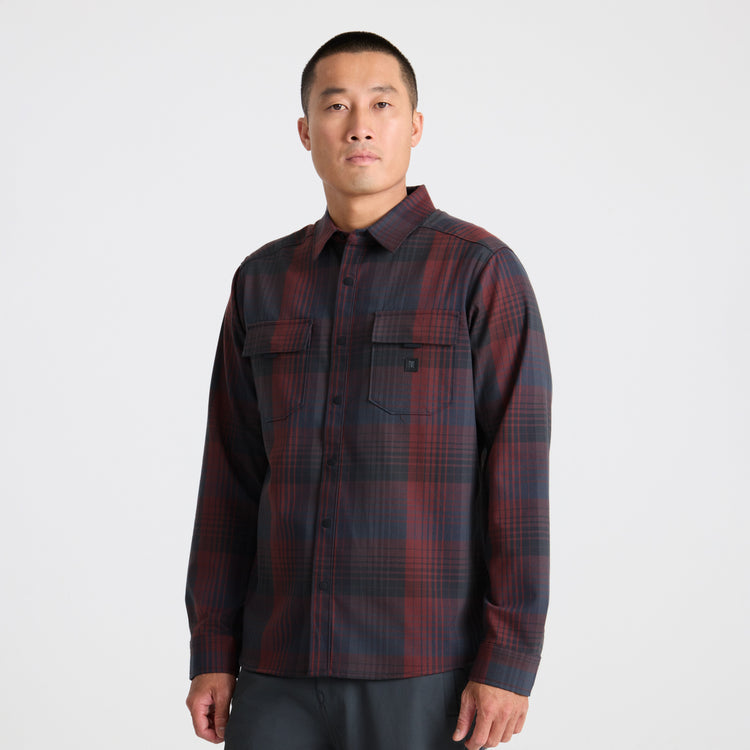 Diablo Long Sleeve Flannel | Sangria