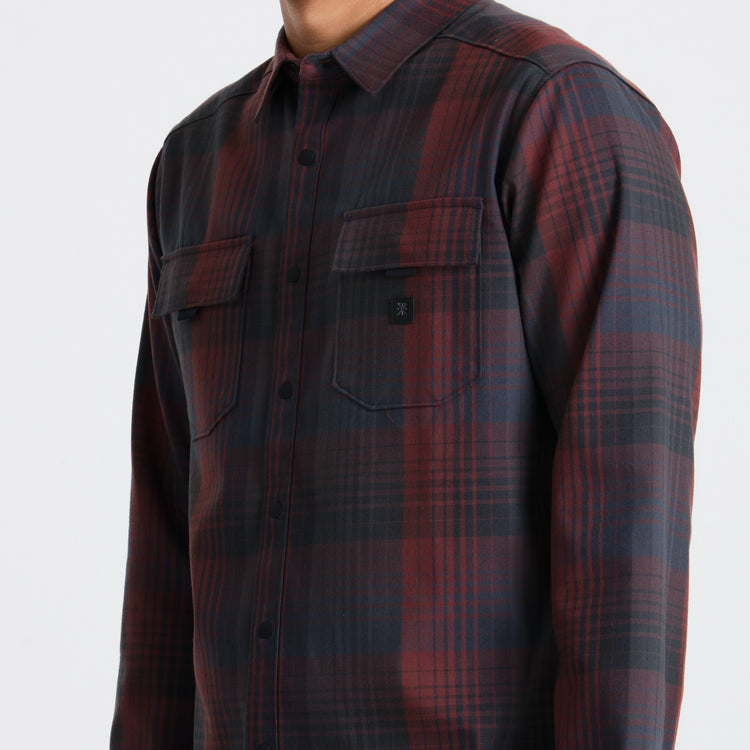 Diablo Long Sleeve Flannel | Sangria