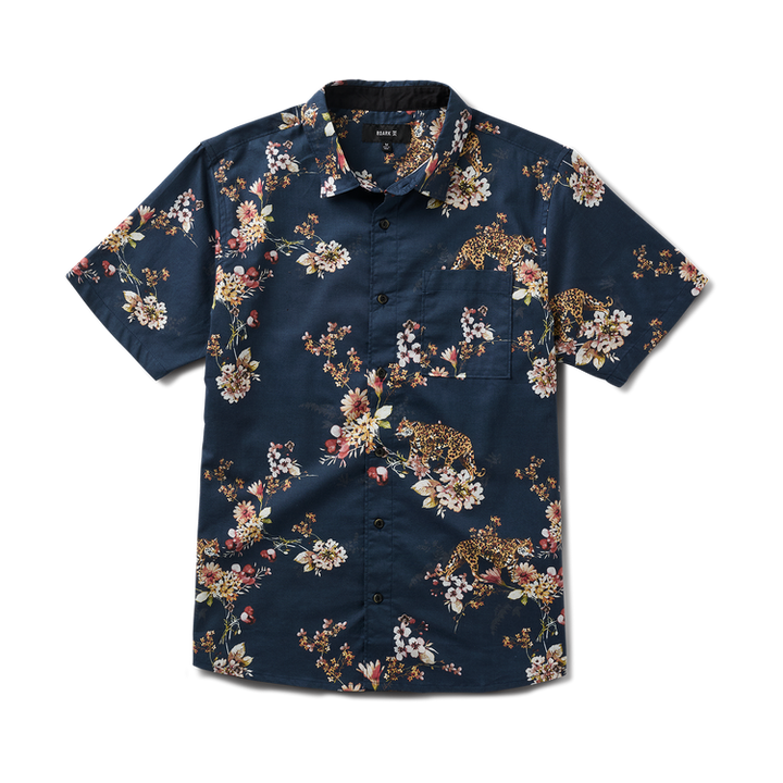 Journey Short Sleeve Button Up Shirt | Deep Navy