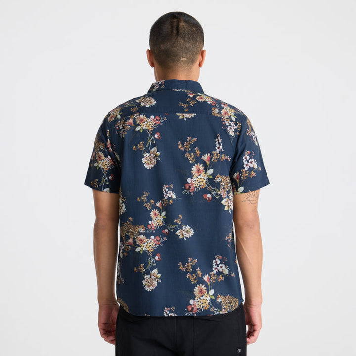 Journey Short Sleeve Button Up Shirt | Deep Navy