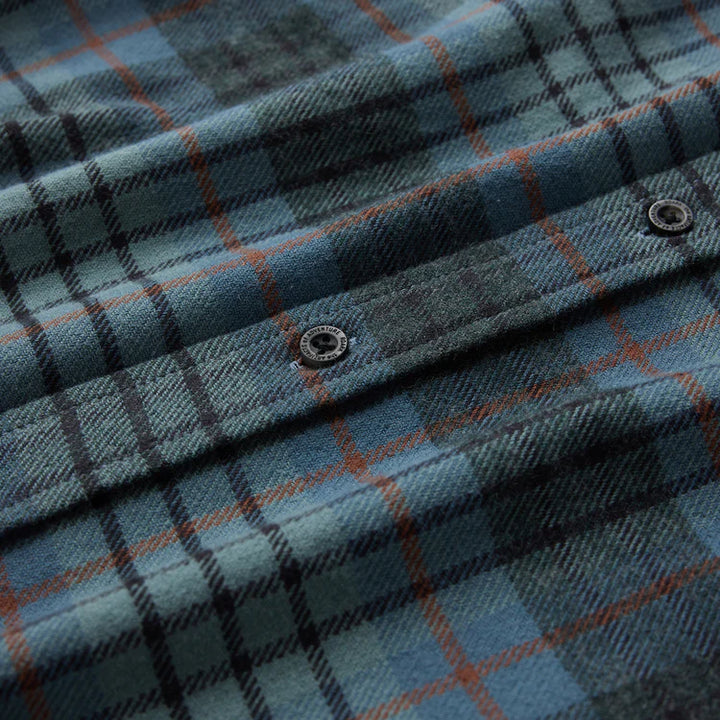 Crossroads Organic Cotton Flannel | Dark Slate