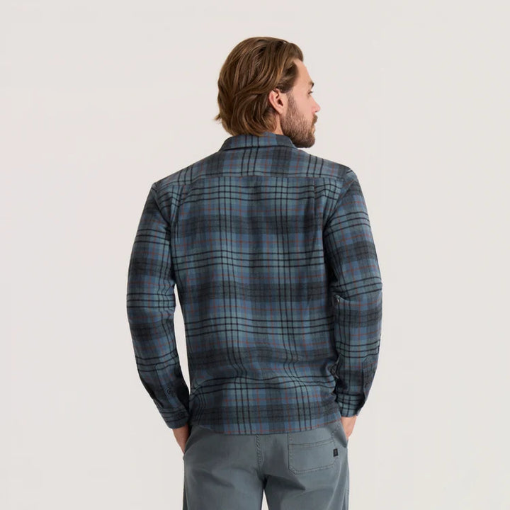 Crossroads Organic Cotton Flannel | Dark Slate