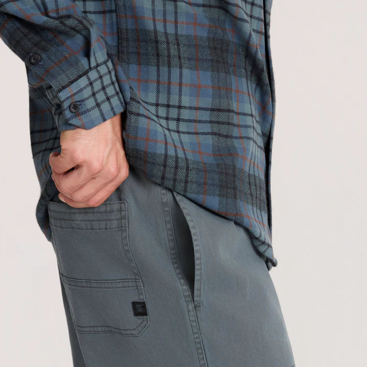 Crossroads Organic Cotton Flannel | Dark Slate