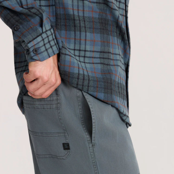 Crossroads Organic Cotton Flannel | Dark Slate