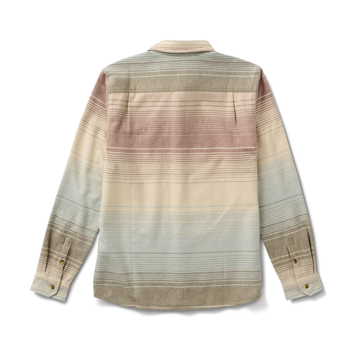 Crossroads Organic Cotton Flannel | Fossil Stripe