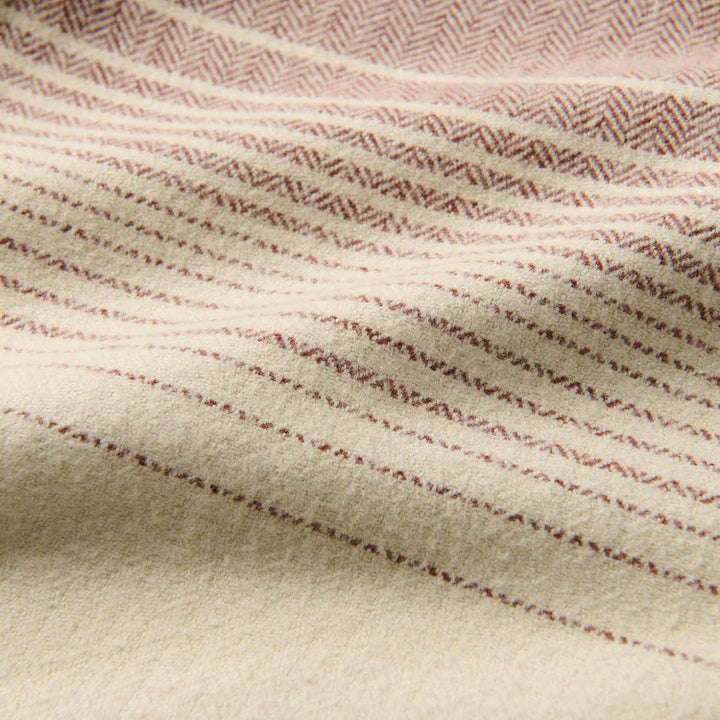 Crossroads Organic Cotton Flannel | Fossil Stripe