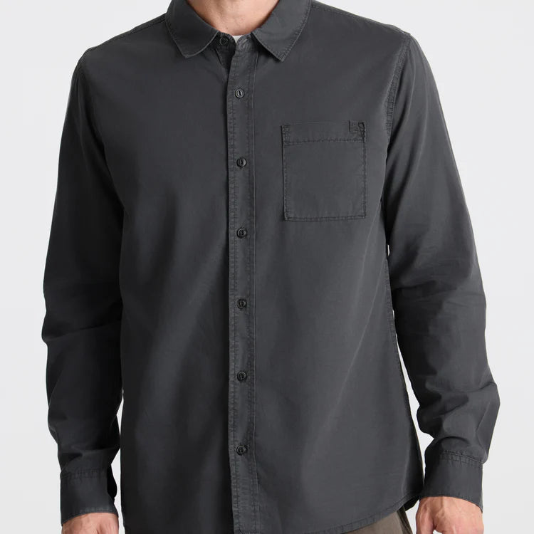 Made To Fade Button Up Shirt | Washed Charcoal