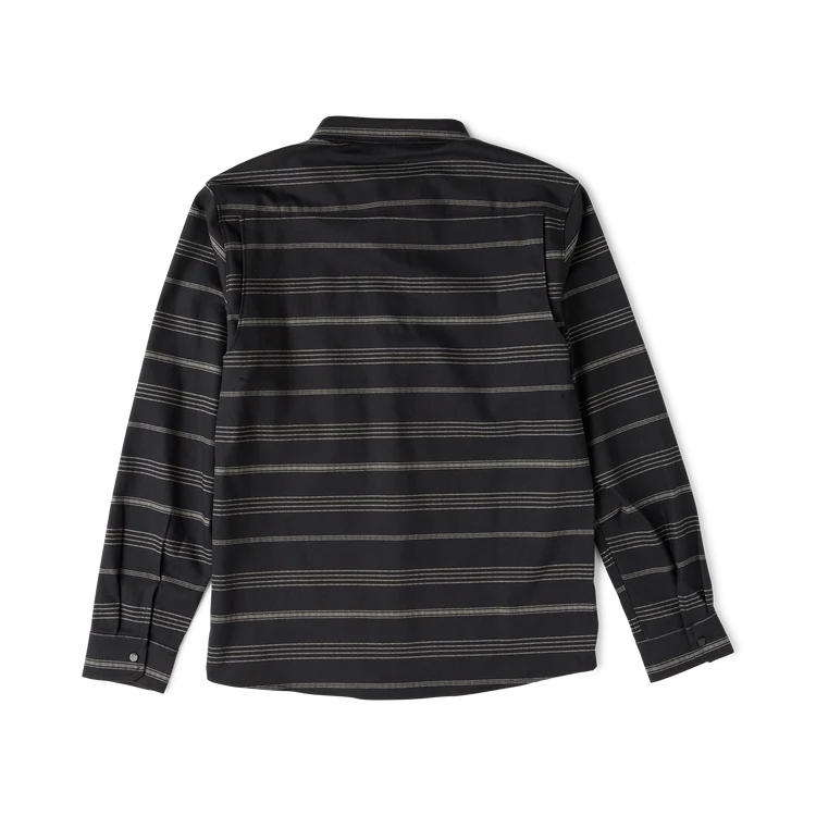 Diablo Long Sleeve Flannel | Black Stripes