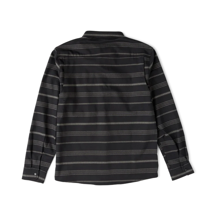 Diablo Long Sleeve Flannel | Black Stripes