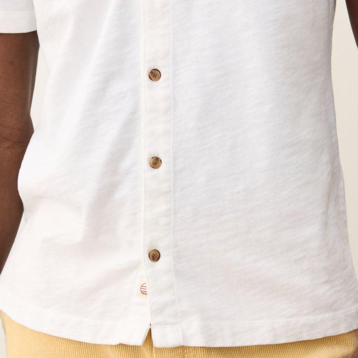 Vintage Heavy Slub Button Down | White