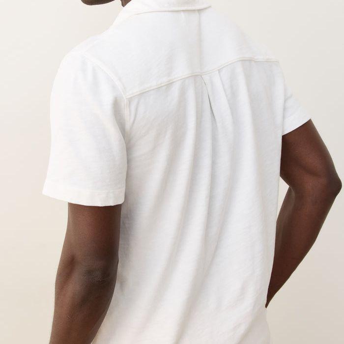 Vintage Heavy Slub Button Down | White