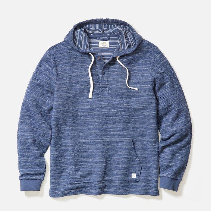 Portola Beach Hoodie | Navy Stripe